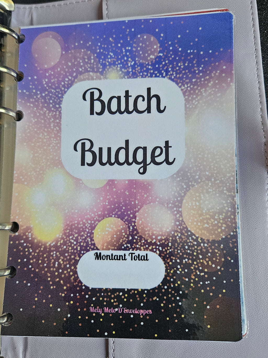 Provisions pour un an- Batch Budget Épargne